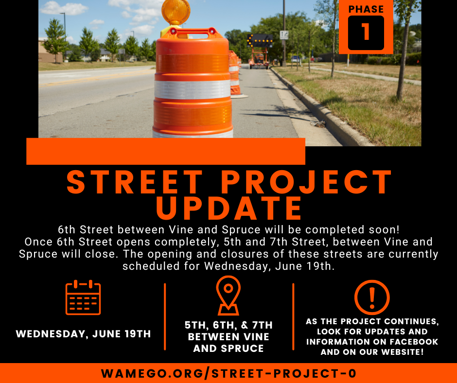 Phase 1 Street Project- Axillary Streets Update  - News Image
